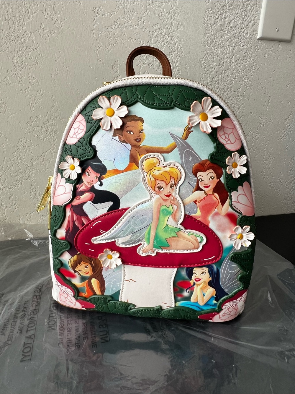 NWT Loungefly Disney Tinkerbell And Fairies Mini Backpack